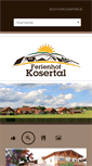 Mobile Screenshot of ferienhof-kosertal.de